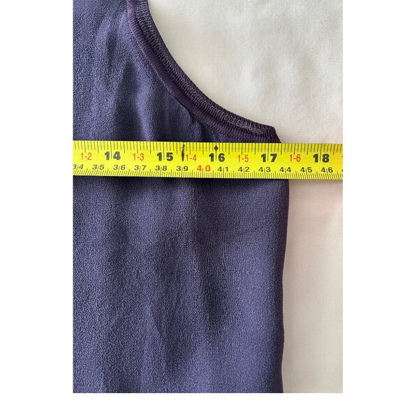 Babaton Silk Deep Purple Sleeveless Top S - Picture 4 of 4